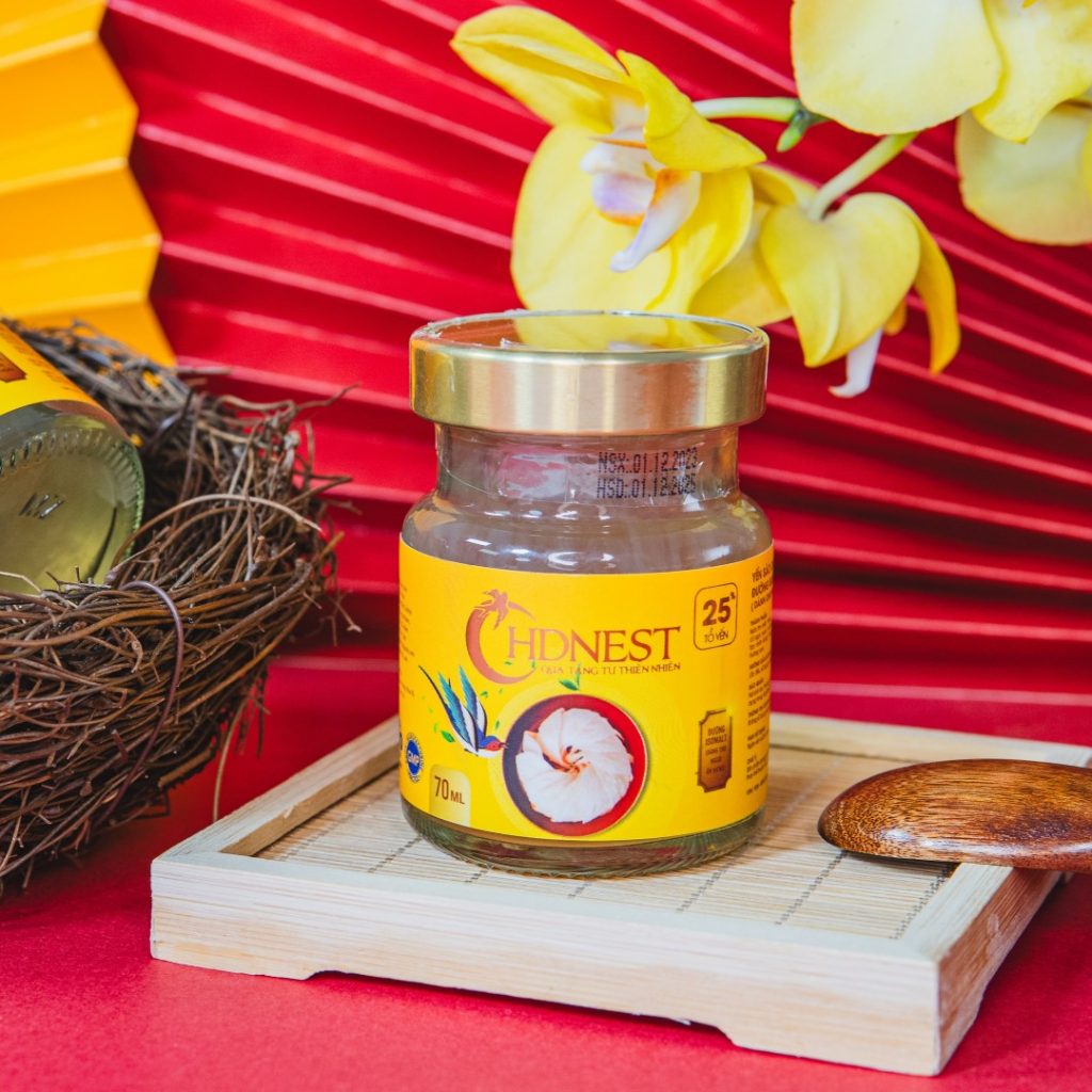 Yến HDNEST Đường Ăn Kiêng (Isomalt) 25% hộp (6x70ml)